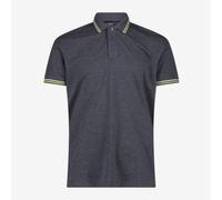 CMP Polo de Hombre En Melange Stretch, F.Lli Campagnolo - N950 (Gris Azul)