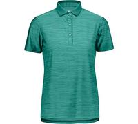CMP - Polo elástico de punto jaspeado para mujer, Cerámica, XS