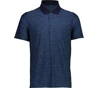 CMP Polo Melange Stretch, Hombre, Polo Mélange Stretch Jersey Talla 54 M862, 39T5817_M862_54, Turquesa, 54