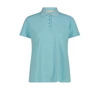 CMP Polo para mujer de piqué con función seca, transpirable, de secado rápido y con protección UV. Deportivo y elegante para la ciudad y el exterior., azul, 42