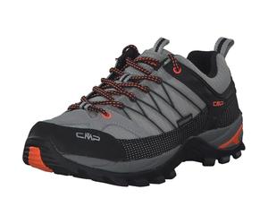 CMP - Rigel Low Trekking Shoe WP, Zapato para Caminar, Cemento-Nero,