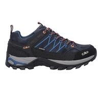 CMP Rigel Low Trekking Shoes Wp, Zapatillas de Deporte Hombre, Negro B Blue Flash Orange, 42 EU