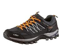 CMP Rigel Low Trekking Shoes WP, Zapatos de Trekking, Hombre, Antracite-Flash Orange Orange, 41 EU