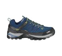 CMP RIGEL LOW TREKKING SHOES WP, Zapatos de trekking, Hombre, Blue Ink-Yellow Fluo, 41 EU