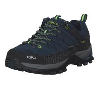 CMP RIGEL LOW TREKKING SHOES WP, Zapatos de trekking, Hombre, Blue Ink-Yellow Fluo, 41 EU