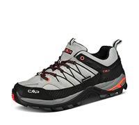 CMP Rigel Low Trekking Shoes WP, Zapatos de Trekking, Hombre, Cemento-Nero, 43 EU