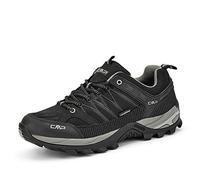 CMP RIGEL LOW TREKKING SHOES WP, Zapatos de trekking, Hombre, Nero Black-Grey, 44 EU