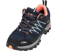 CMP RIGEL LOW WMN TREKKING SHOE WP, Zapatos de trekking, Mujer, B.Blue-Giada-Peach, 42 EU