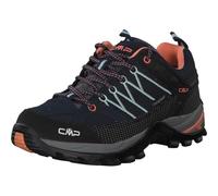 CMP Rigel Low Wmn Trekking Shoes Wp, Zapatillas de Deporte Mujer, Negro Azulado Melocotón, 36 EU