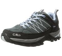 CMP Rigel Low Wmn Trekking Shoes WP, Zapatillas de Senderismo Mujer, Graphite-Light Blue, 37 EU