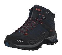 CMP RIGEL MID TREKKING SHOES WP, Zapatos de trekking, Hombre, B.Blue-Flash Orange, 45 EU