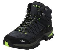 CMP Rigel Mid Trekking Shoes Wp, Zapatos de Trekking Hombre, Grey Yellow Fluo, 41 EU