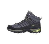 CMP Rigel Mid Trekking Shoes Wp, Zapatos de Trekking Hombre, Grey Yellow Fluo, 41 EU