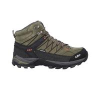 CMP Rigel Mid Trekking Shoes WP, Zapatos de Trekking Hombre, Olive Flame, 43 EU