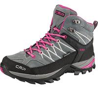 CMP Rigel Mid Wmn Trekking Shoes Wp, Zapatos de trekking Mujer, Gris Fucsia Hielo, 41 EU