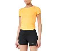 CMP - Shorts elásticos de mujer, Negro-Asfalto, L