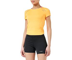 CMP - Shorts elásticos de mujer, Negro-Asfalto, L