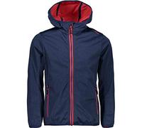 CMP Softshell 39A5115M Chaqueta, Niñas, Marine Melange/Corallo, 104