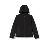 CMP - Softshell Jacket Fix Hood Girls, color black, negro, 110 uk(3A29385N)
