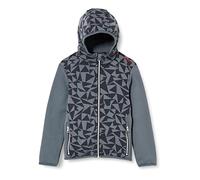 CMP - Sudadera infantil de felpa elástica con capucha fija, Grafito-Antracita, 110