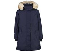 CMP Taslan Coat Padded Trenchcoat, Negro y Azul, 140 para Niñas
