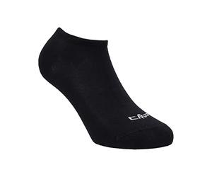 CMP - Tripack de calcetines invisibles de bambú Wmn, Negro, 36/38