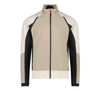 CMP Unlimitech Chaqueta híbrida para hombre con mangas desmontables, cortavientos, impermeable, para trekking y aventura., marrón, 54