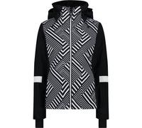 CMP Woman Jacket Fix Hood - Mujer - Negro / Blanco - talla M- modelo 2024