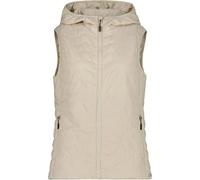 CMP Woman Vest Fix Hood Cream, crema, 46