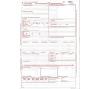 CMR Carta de coche internacional para transporte por carretera, 25 copias