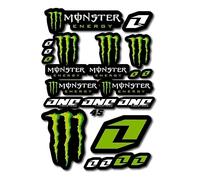 CMR DESIGN Pegatinas Stickers Monster Energy - Stickers Moto - Pegatinas Para Quad - Motocross - Para Motocicletas, Coches, Cascos, Computadoras Y Otros Objetos (45)