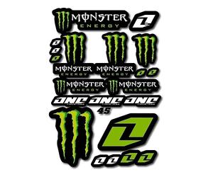 CMR DESIGN Pegatinas Stickers Monster Energy - Stickers Moto - Pegatinas Para Quad - Motocross - Para Motocicletas, Coches, Cascos, Computadoras Y Otros Objetos (45)