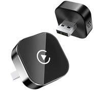 CMRDQD Adaptador inalámbrico CarPlay para Apple 2026, adaptador inalámbrico de Car Play, Plug & Play, USB-A, Mini y estable adaptador inalámbrico Car Play compatible con Apple iOS 10+ y coches con