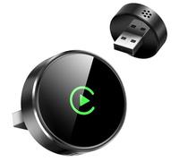 CMRDQD CarPlay Adaptador inalámbrico para iPhone, actualización súper rápida de Cable a inalámbrico, CarPlay Dongle Plug & Play, Mini y más Estable, Compatible con Apple iOS 10+ y Coches con Cable