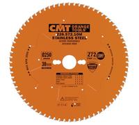 CMT - 226.572.10M - sierra circular para acero inoxidable hw 250x2,2/1,8x30 z72 fwf