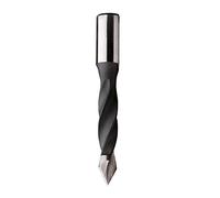 CMT 375.050.11 4 flauta broca para tacos, para a través de orificios, 5 mm (13/64 pulgadas) de diámetro, 10 x 20 mm vástago, rotación a la derecha