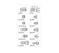 CMT 695.996.02 - Abrazadera roscada m4 12x1.7 x cuch. ref. 694.001
