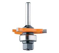 CMT 822.320.11b 3-wing ranura cortador con rodamientos y Arbor, 5/64 pulgadas Longitud de corte y 1/2-inch vástago