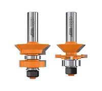 CMT 855.506.11 V-tongue & Groove Bit Set, 1/2-inch vástago, 1 - 3/4-inch diámetro, Carbide-Tipped