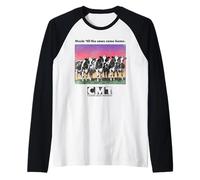 CMT Country Music Television Music Til The Cows Come Home Camiseta Manga Raglan