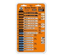 CMT JT016 Juego de hojas de sierra de calar, vástago en T (16 piezas)