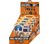 CMT Orange Tools - Set de 37 accesorios OMM-X37 para herramientas oscilantes y multifunción