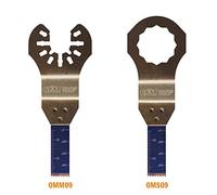 CMT omm09-x5 Cuchillas 10 mm para corte a Pieno y rifilatura para madera y metal, casquillo universal, Gris/Azul