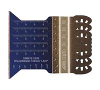 CMT omm15-x5 Cuchillas corte Dal Pieno y rifilatura para madera y metal 45 mm, casquillo universal, Gris/Azul
