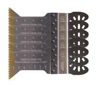 CMT OMM16-X5 Cuchillas 45 mm extra-long Life corte Dal Pieno y rifilatura para madera y metal, casquillo universal, Gris