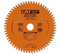 CMT Orange Tools Hoja para metales 226.150.60H HW 150x1.6/1.2x20 Z60 FWF