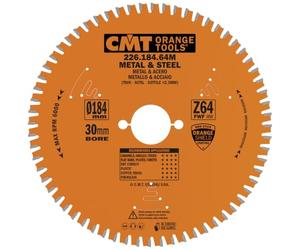 CMT ORANGE TOOLS 226.184.64M LAMA DE CIE PR.METALS HW 184X2.0/1.6X30+20+16 Z64 FWF