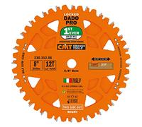 CMT ORANGE TOOLS 230.312.08 DADO - Juego de hojas de sierra HW D=20.3 cm B=5/20.3 cm Z12 FTG+ATB PTFE naranja