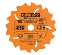 CMT Orange Tools 236.160.10H - Sierra circular para materiales duros/abrasivos 160x2.1x20 z 10 conico