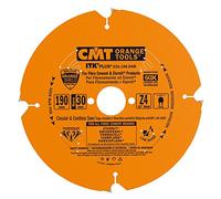 CMT Orange Tools 236.190.04M - Sierra circular para mat. abrasivos d 190x2.2x30 z4 dp